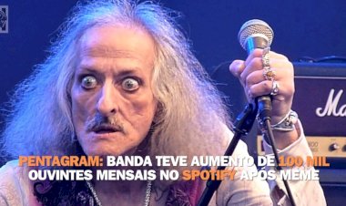 Pentagram tem aumento de 100 mil ouvintes mensais em seu Spotify após a imagem do vocalista Bobby Liebling viralizar e gerar uma centena de memes.