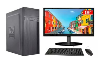 Computador Completo Atx I3 8gb Ddr3 - Hd Ssd 240gb