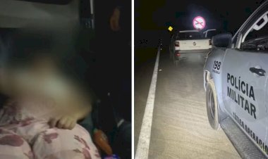 ADOLESCENTE É ENCONTRADA DOPADA E SEMINUA EM CARRO COM TRÊS HOMENS NA GO-230