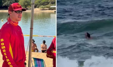 Bombeiro goiano salva mulher de afogamento na praia de Copacabana
