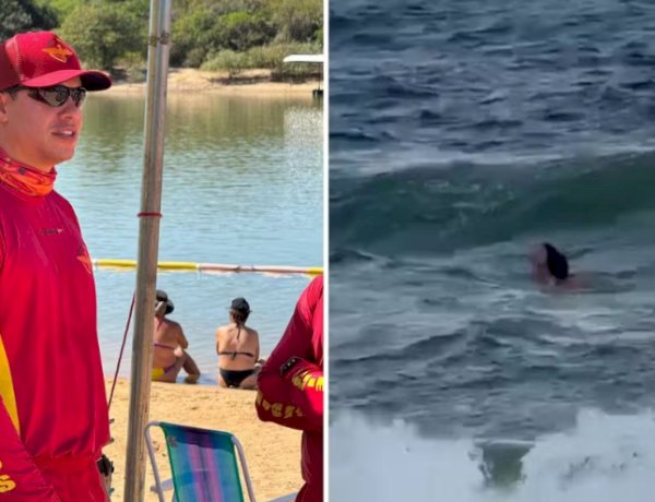 Bombeiro goiano salva mulher de afogamento na praia de Copacabana