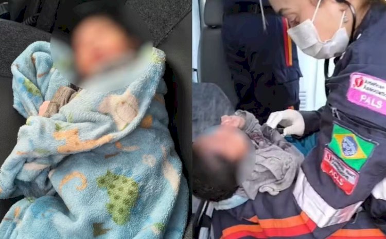 Bebê é abandonado em caixa de papelão às margens de rodovia em Caldazinha